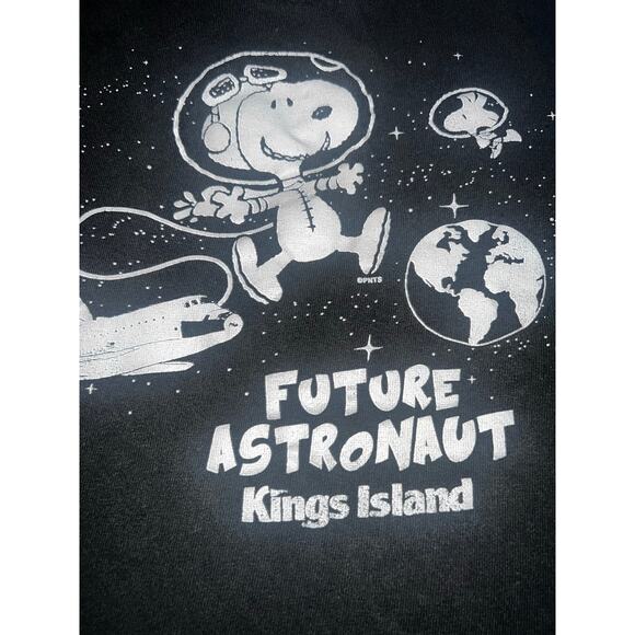 Vintage Peanuts Snoopy Future Astronaut Kings Island Graphic T-shirt youth Med - Picture 5 of 7